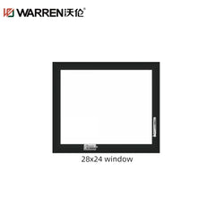 Warren 12x30 Window Flush Casement Windows Grey Aluminum Black Flush Casement Windows
