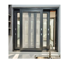 WDMA aluminum sliding double glazed window