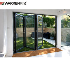 Warren 30x79 Bifold Aluminium Double Glazing Grey Tall Soundproof Door For Sale