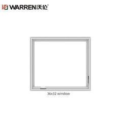 Warren 36x38 Window Black Flush Casement Windows Triple Pane Casement Windows