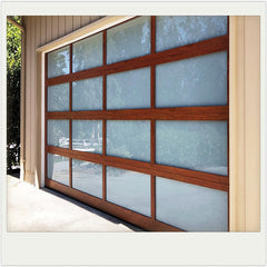 China WDMA Cheap price high quality automatic aluminum glass garage door for sale