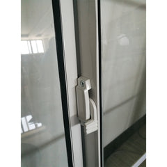 WDMA High Quality Windproof Double Glazed Glass PVC Horizontal Sliding Window Grill Design