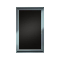 WDMA Cheap price single glass PVC windows and screen sliding upvc window