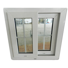 WDMA Modern Cheap Double Glass Sliding Pvc Window And Door Plastic Upvc Window