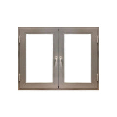WDMA Thermal break Aluminum casement double glaze with electric blind tilt and turn Window