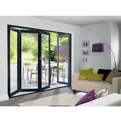 Residential And Commercisal Outdoor Glass Folding Bifold Door Aluminum Silding Doors Designs And Prices