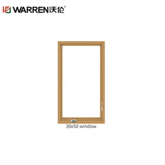 Warren 32x54 Window Black Aluminium Casement Windows Double Glass Window Cost