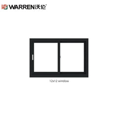 Warren 12x12 Sliding Aluminium Triple Glazing White Sound Proof Window Rough Opening