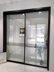 WDMA 72x76 sliding glass door aluminium alloy lift & slide door