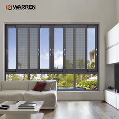 Warren 36x36 window double glazed 3 track aluminium sliding windows and doors with Cheap Price