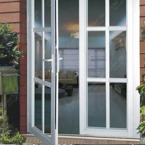 WDMA commercial pvc doors and windows designs factory in china
