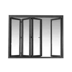 Horizontal Sliding Style Aluminum Frame Bifold Folding Glass Balcony Window Extrusion Profiles