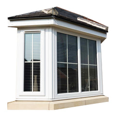 China WDMA soundproof double glazed sliding lowes aluminum bay window box bay window