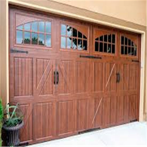 China WDMA Golden Security Wrought Iron Garage Doors