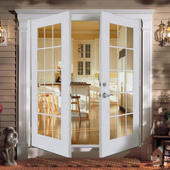 Double Glass Front Aluminium Out Swing Patio Doors Residential Exterior French Casement Door Price