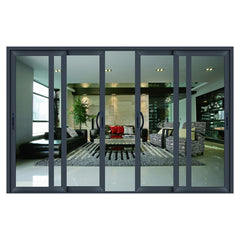 WDMA Sound insulation large glass sliding door interior
