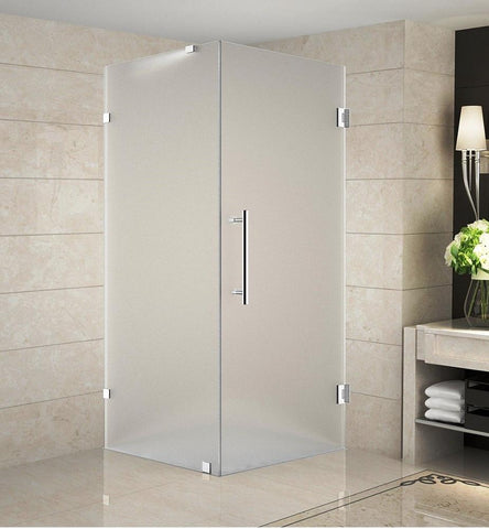 8mm 10mm Frameless Glass Door Frosted Tempered /Bathroom Toughened Glass on China WDMA