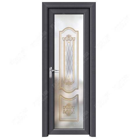 WDMA aluminum alloy interior types of bathroom doors