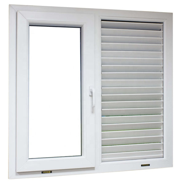 China WDMA Customized shutter window/ aluminum shutter/ glass louvre window
