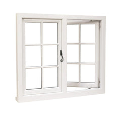 WDMA White vinyl Casement Window Low E Glass Custom Design