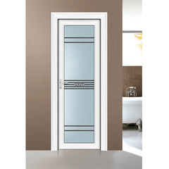 Modern house design aluminum bathroom door