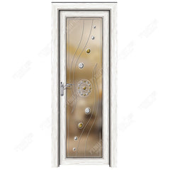 WDMA aluminum alloy interior types of bathroom doors