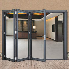 China WDMA Entrance multi concertina fold door for patio