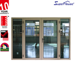 Entrance doors double leaf aluminium doors french casement doors exterior on China WDMA
