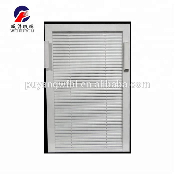 Cheap office glass sliding entry doors with internal blinds on China WDMA