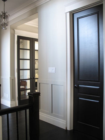 Modern style wholesale low cost interior solid wood door on China WDMA