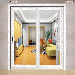 WDMA Aluminum used sliding glass doors sale,Soundproof double glass aluminium sliding door