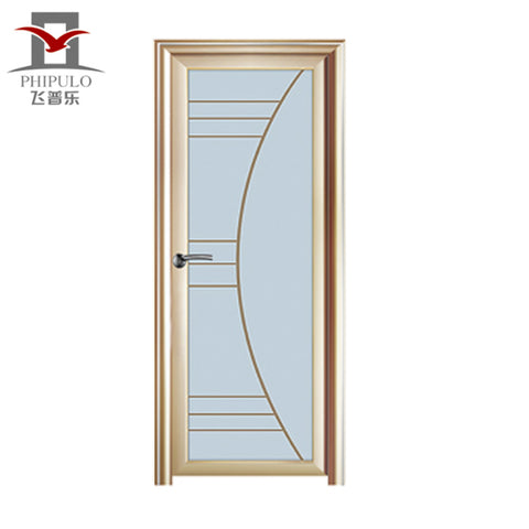 Factory manufacture toilet door design aluminium bathroom door on China WDMA