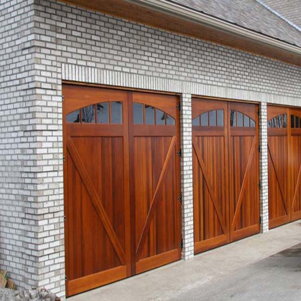 China WDMA Automatic remote control wood garage door skins