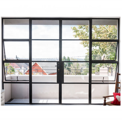 WDMA  latest steel window grill design black steel framed door and windows for australia