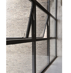 WDMA  steel profile thermal break W20 lowes steel doors horizontal thermal break sliding steel windows