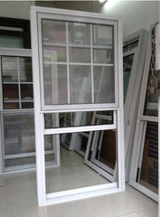 WDMA Modern Cheap Double Glass hung Pvc Window And Door Plastic Upvc Window