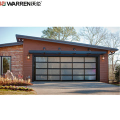 Warren 16x8 Black Single Garage Door Black 2 Car Garage Door Black And Glass Garage Door Modern