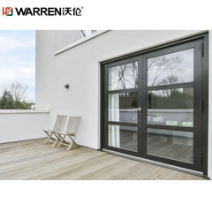 Warren 36x78 French Metal With Glass Brown Tall With Blinds Door In Stock