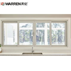 Warren Double Vertical Sliding Window Frameless Sliding Glass Window Sliding Aluminum Glass Window