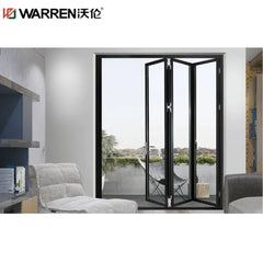 Warren 30x79 Bifold Aluminium Double Glazing Grey Tall Soundproof Door For Sale