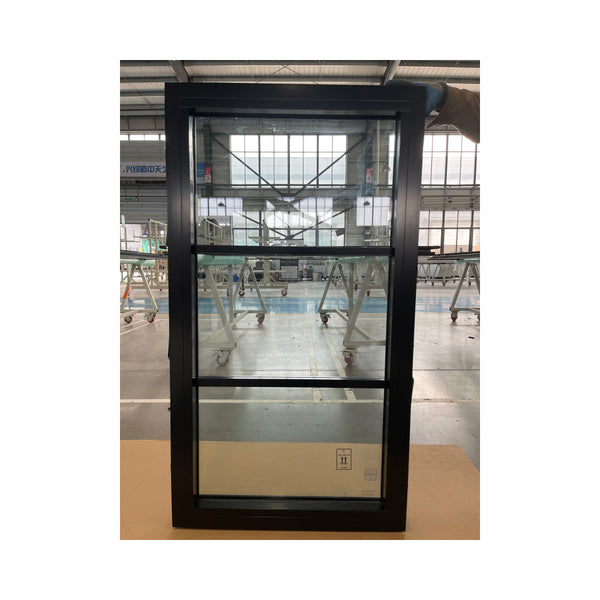 WDMA High thickness big tempered glass aluminium fixed panel window