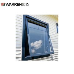 Warren 24x24 Awning Aluminium Double Glass Brown Double Pane Window For Home