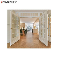 Warren 30x96 French Aluminium Triple Glazing Gray Modern Storm Door Prices