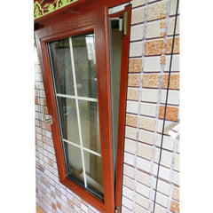WDMA European style good quality rainproof double glass inward aluminum tilt and turn windows
