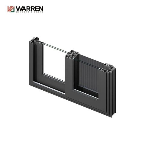 Warren 12x12 Sliding Aluminium Triple Glazing White Sound Proof Window Rough Opening