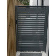 American Exterior Aluminum Sidewalk Driveway Gate Electronic Door For Outdoor Garden Price