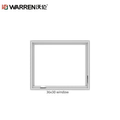 Warren 36x38 Window Black Flush Casement Windows Triple Pane Casement Windows