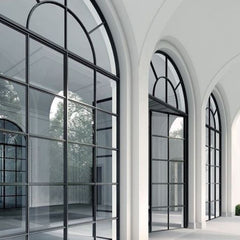 WDMA  home design ideas industrial black steel glass doors metal frames windows grill iron swing casement door design