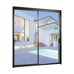 Aluminum slide door frames glass smart lock for aluminum sliding door system