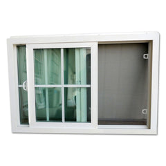 WDMA China Supplier Customized Designs White Vinyl Double Glazed UPVC Sliding Windows
